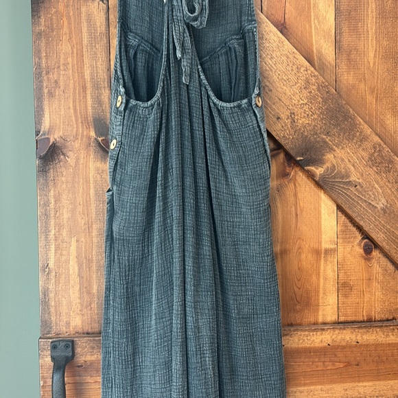 EASEL Wide Leg Boho Jumpsuit - Picture 7 of 9